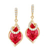 Padparadscha Earrings-CE4145YPD