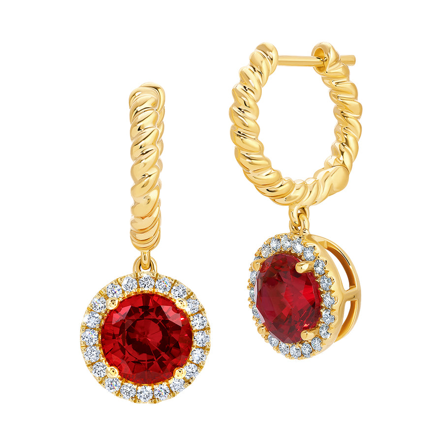 Ruby Earrings