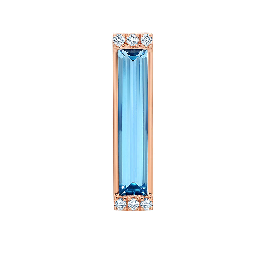 Aqua Blue Spinel Pendant