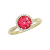 Padparadscha Ring-CR10424YPD