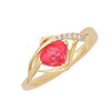 Padparadscha Ring-CR11743YPD