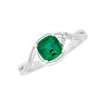Emerald Ring-CR11744WEM