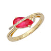 Padparadscha Ring-CR12422YPD