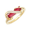 Padparadscha Ring-CR13124YPD