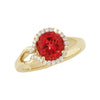Padparadscha Ring-CR8239YPD