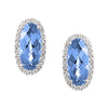 Aqua Blue Spinel Earrings