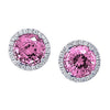 Pink Sapphire Earrings-CE3829WPS