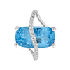 Aqua Blue Spinel Pendant