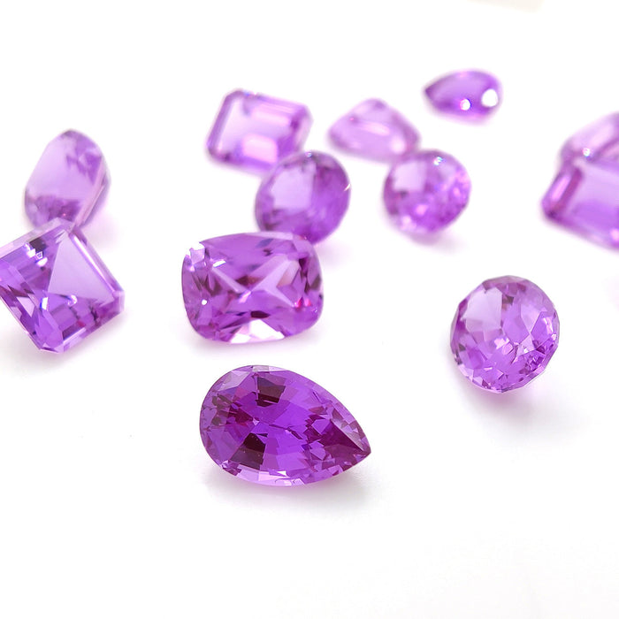 Stunning Lab Grown Purple Sapphire