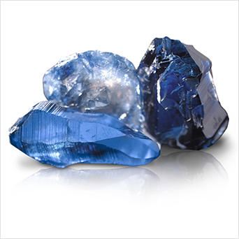 During this 25 year period, Carroll grows a variety of Sapphires, including the exotic Padparadscha