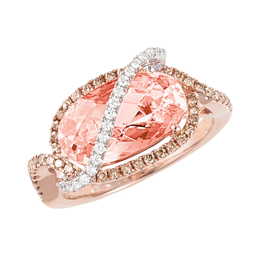 Champagne Sapphire Ring