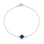 Chatham lab-grown blue sapphire bracelet, style CB1321WBS