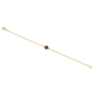 Ruby Chain Bracelet