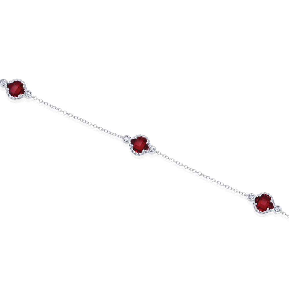 Ruby Chain Bracelet