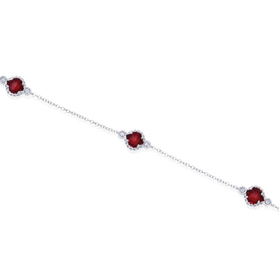 Ruby Chain Bracelet