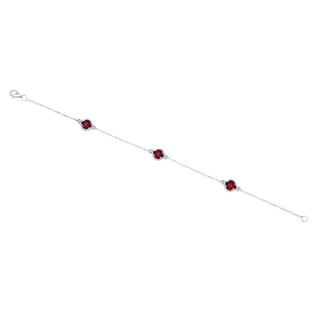 Ruby Chain Bracelet
