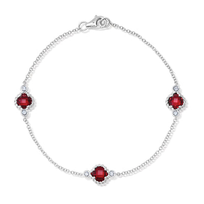 Ruby Chain Bracelet