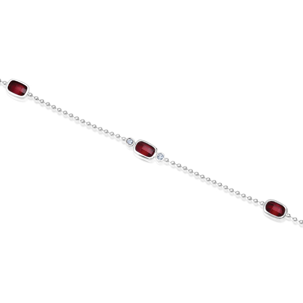 Ruby Chain Bracelet