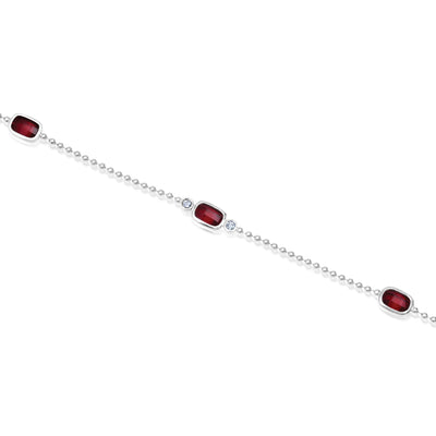 Ruby Chain Bracelet
