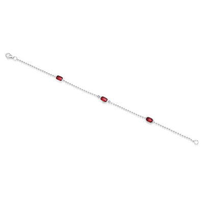 Ruby Chain Bracelet
