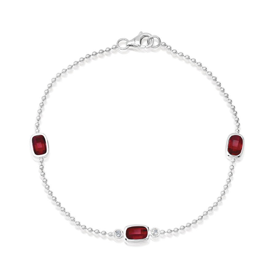 Ruby Chain Bracelet