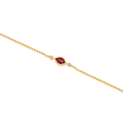 Ruby Chain Bracelet