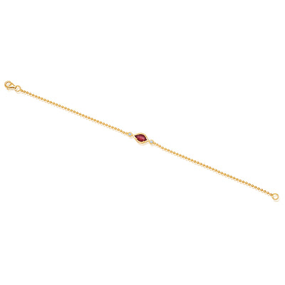 Ruby Chain Bracelet