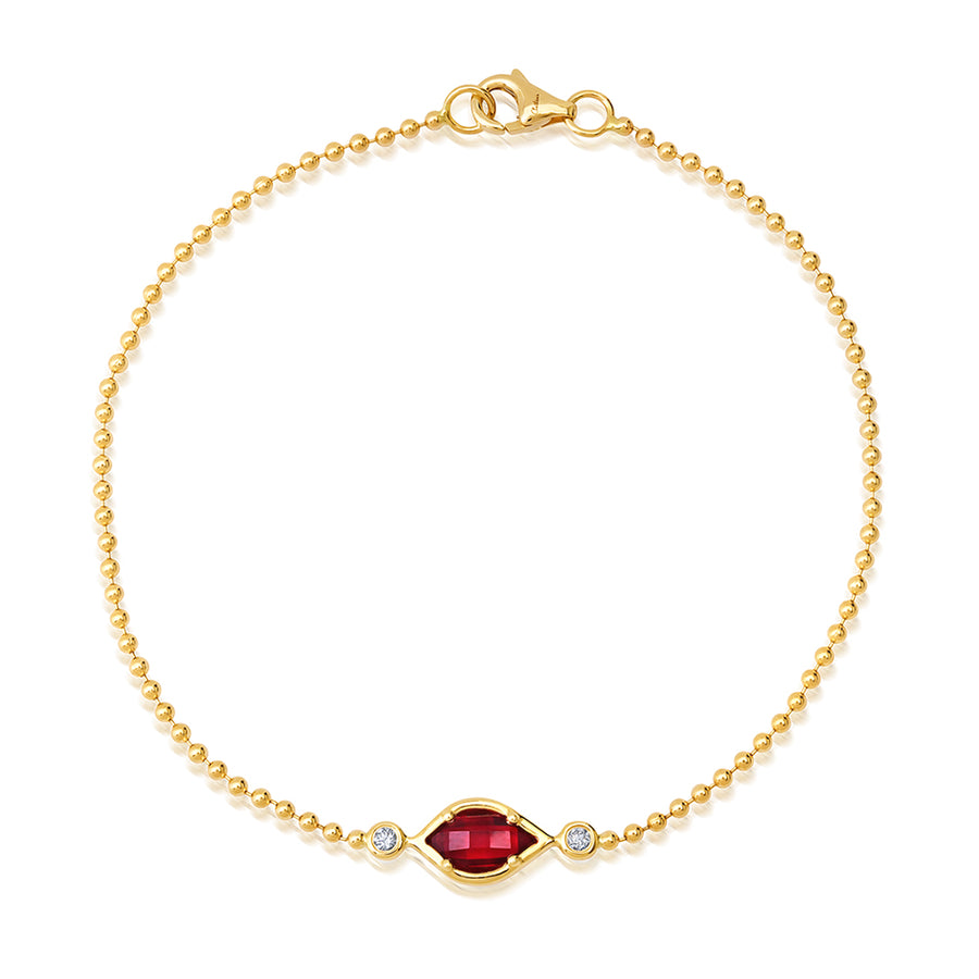 Ruby Chain Bracelet