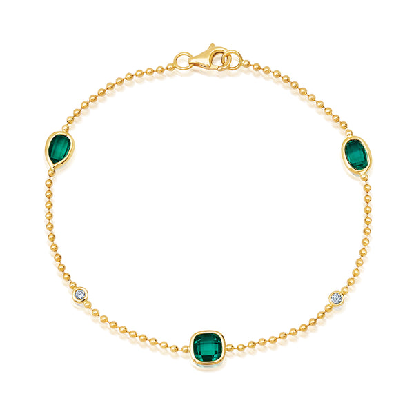 Emerald Chain Bracelet - Chatham Inc.