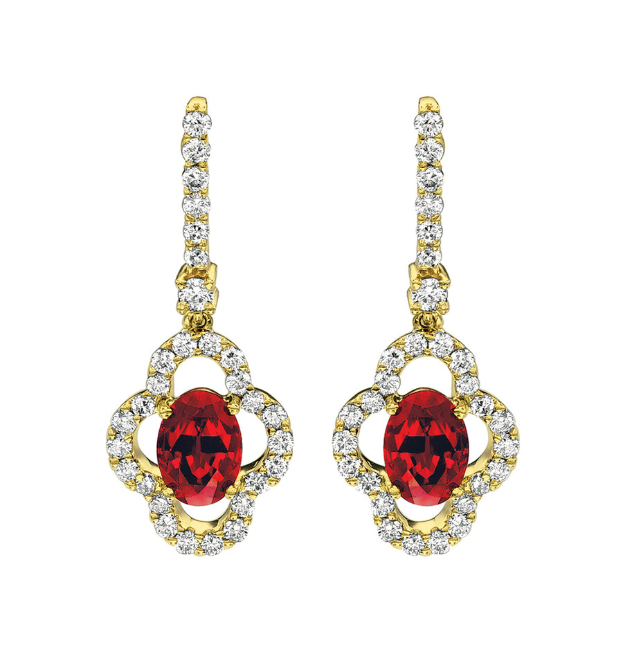 Ruby Earrings