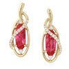 Padparadscha Earrings