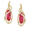 Padparadscha Earrings-CE3090YPD