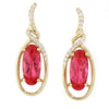 Padparadscha Earrings-CE3091YPD