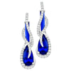 Blue Sapphire Earrings