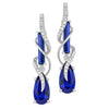 Blue Sapphire Earrings