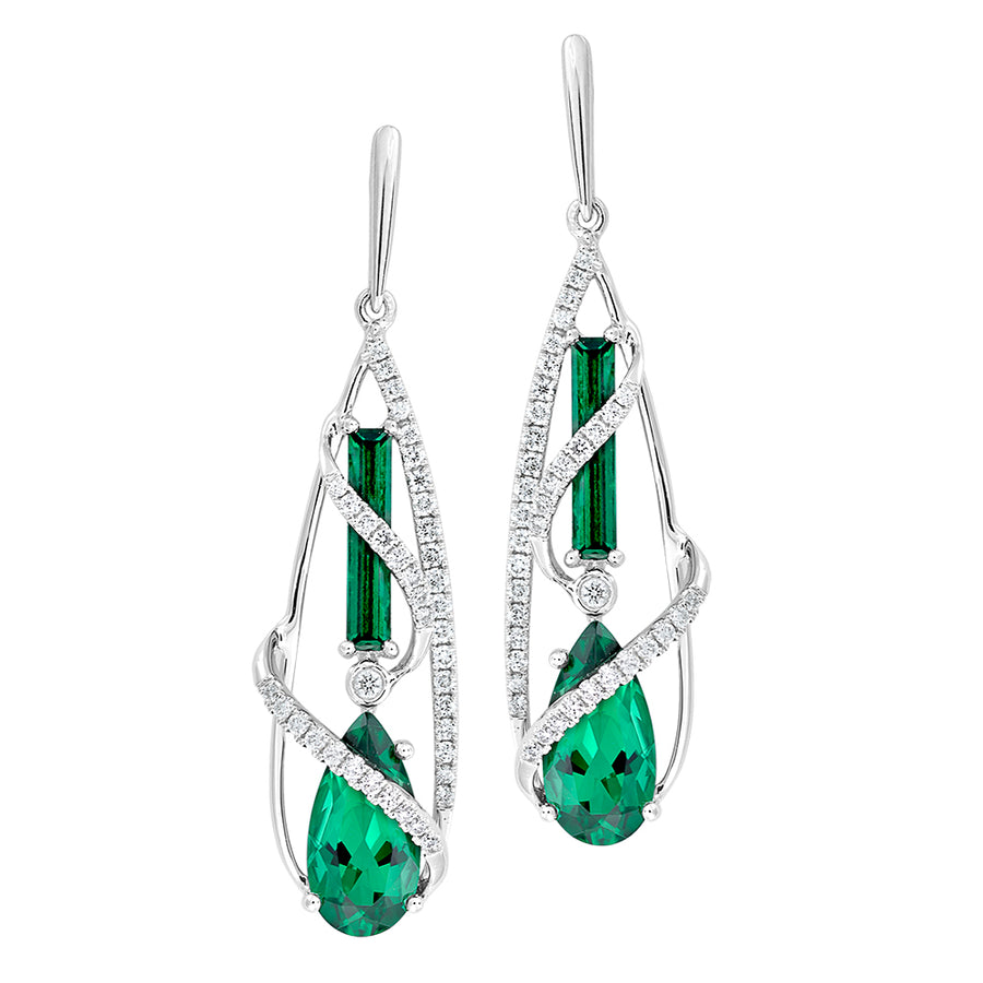 Emerald Earrings