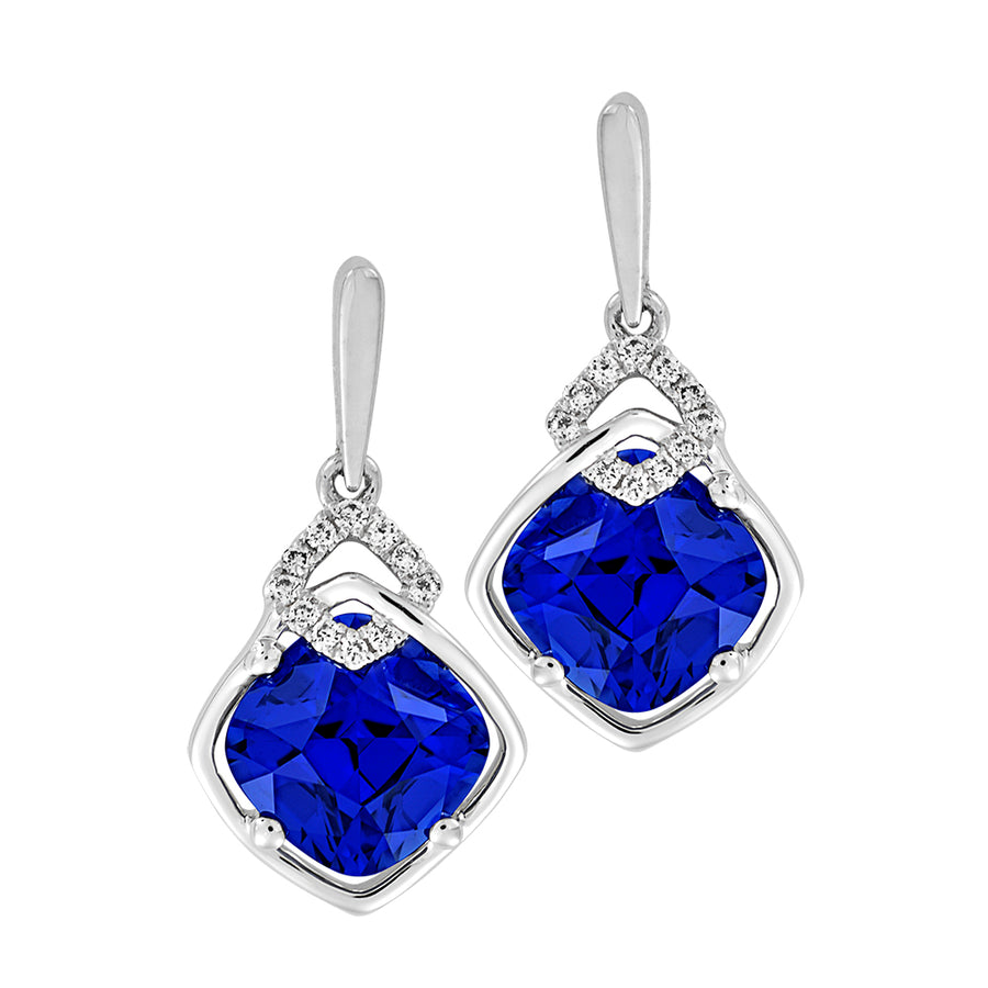 Blue Sapphire Earrings