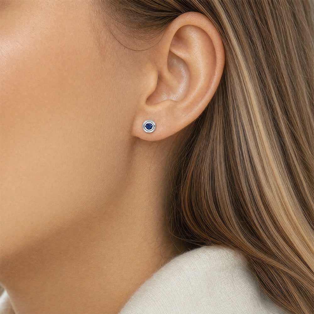 Alexandrite Stud Earrings