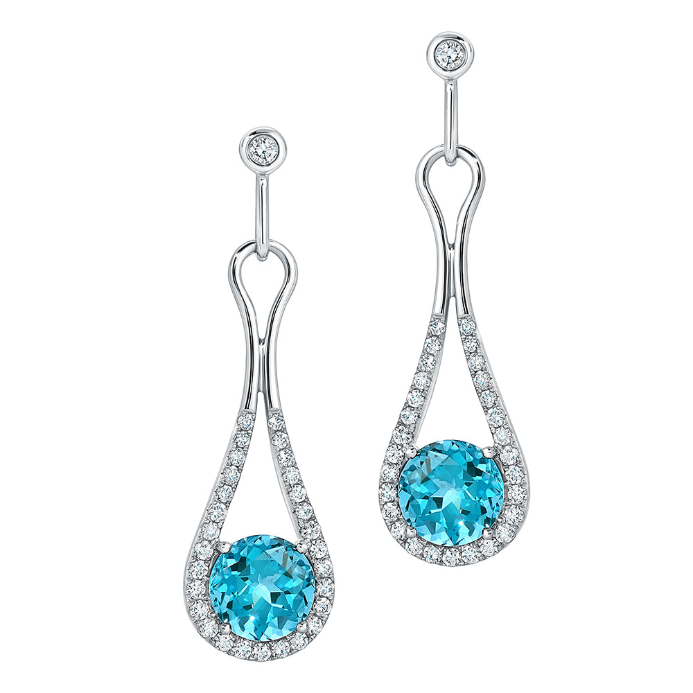Chatham lab-grown spinel earrings, style CE4895WPA