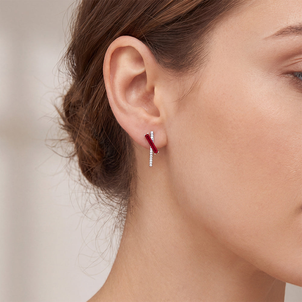 Ruby Earrings