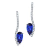 Blue Sapphire Earrings