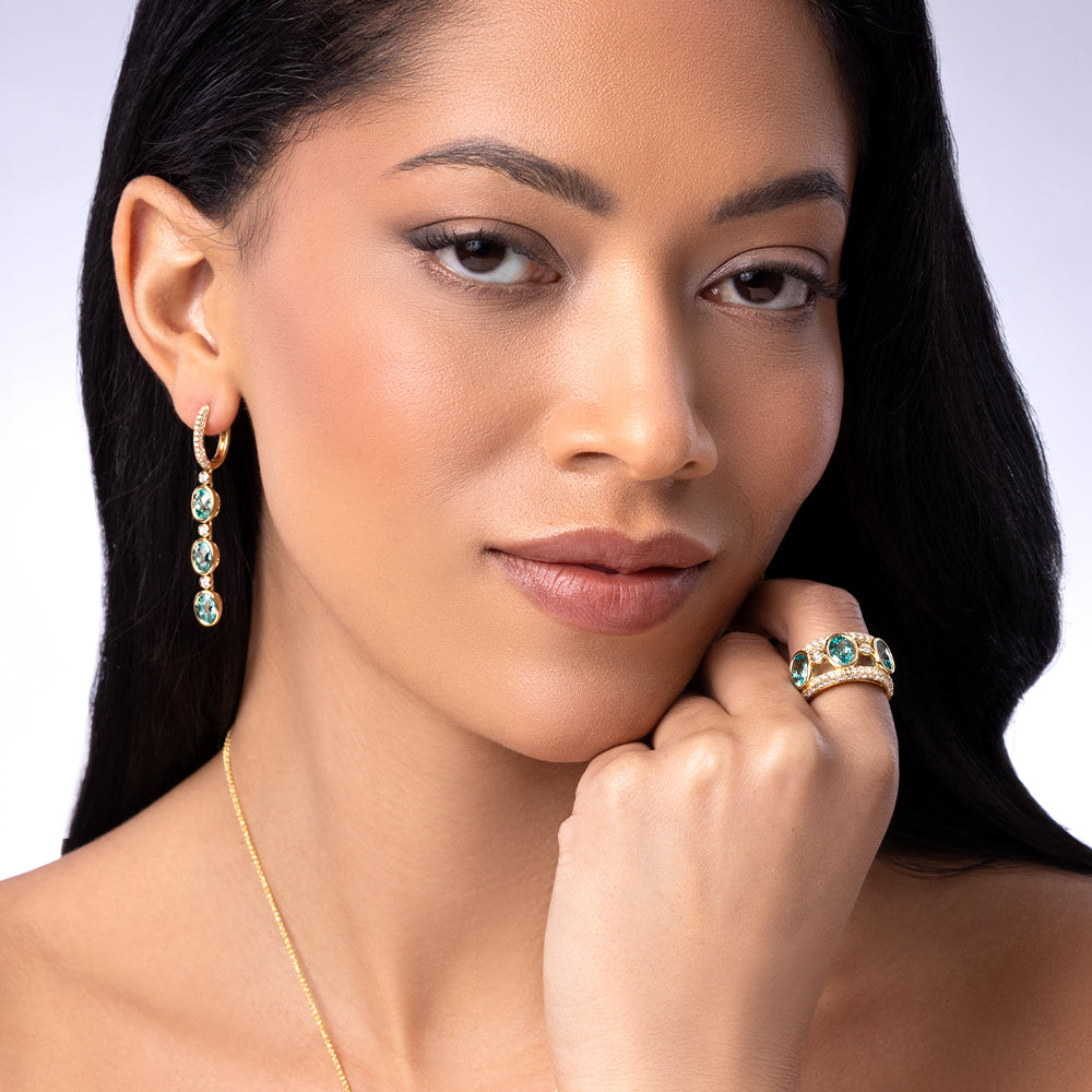 Chrysoberyl Earrings