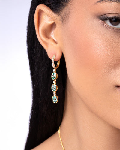 Chrysoberyl Earrings