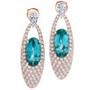 Paraiba Colored Spinel Earrings