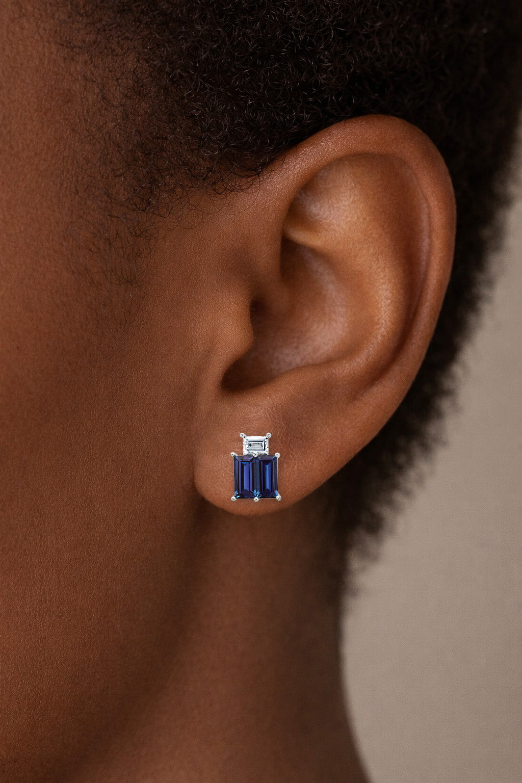 Alexandrite Cluster Studs