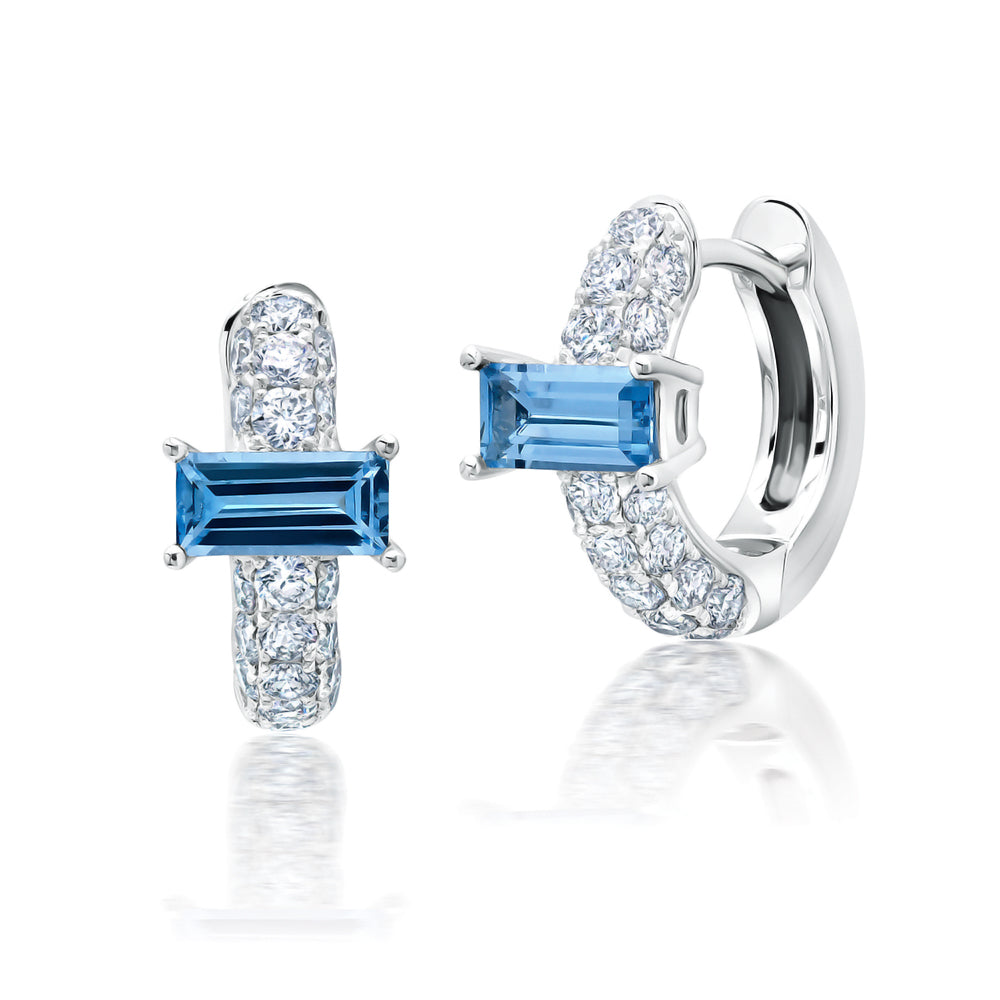 Chatham lab-grown aqua blue spinel jewelry, style CE5086WAQ