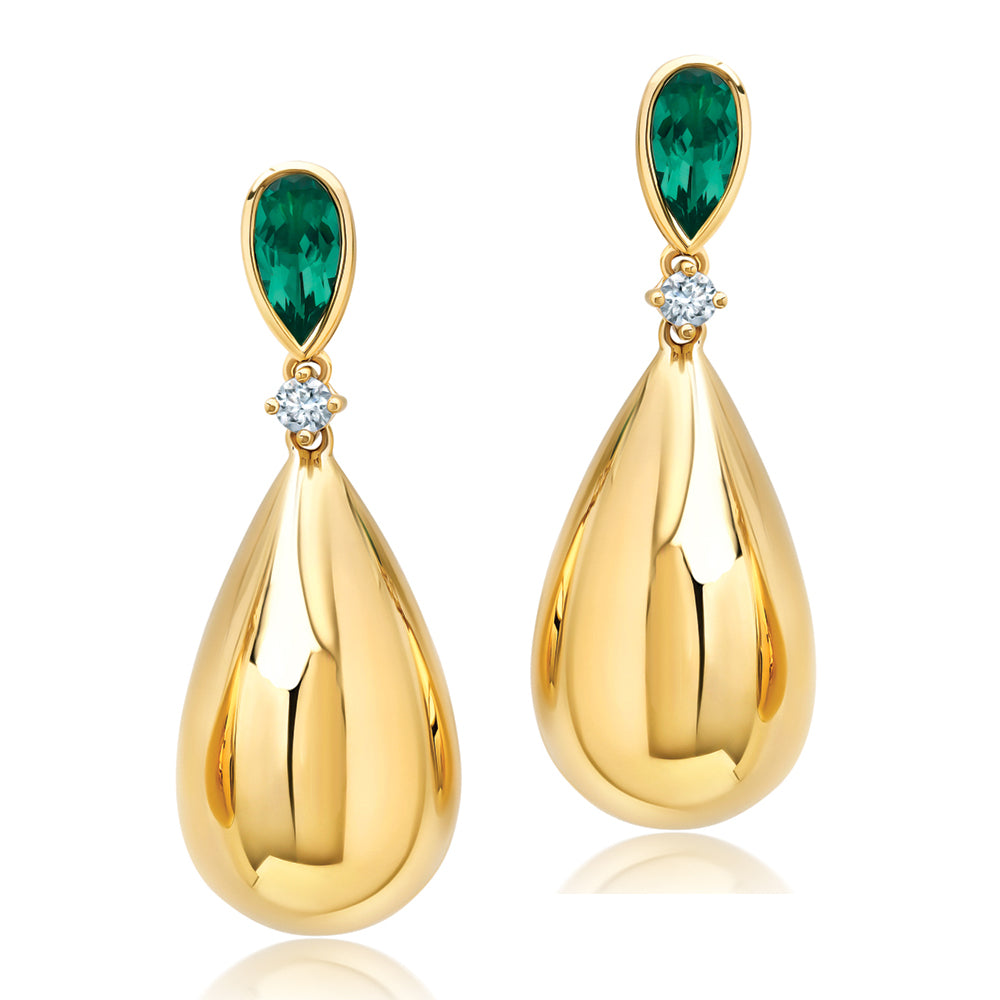Emerald Earrings