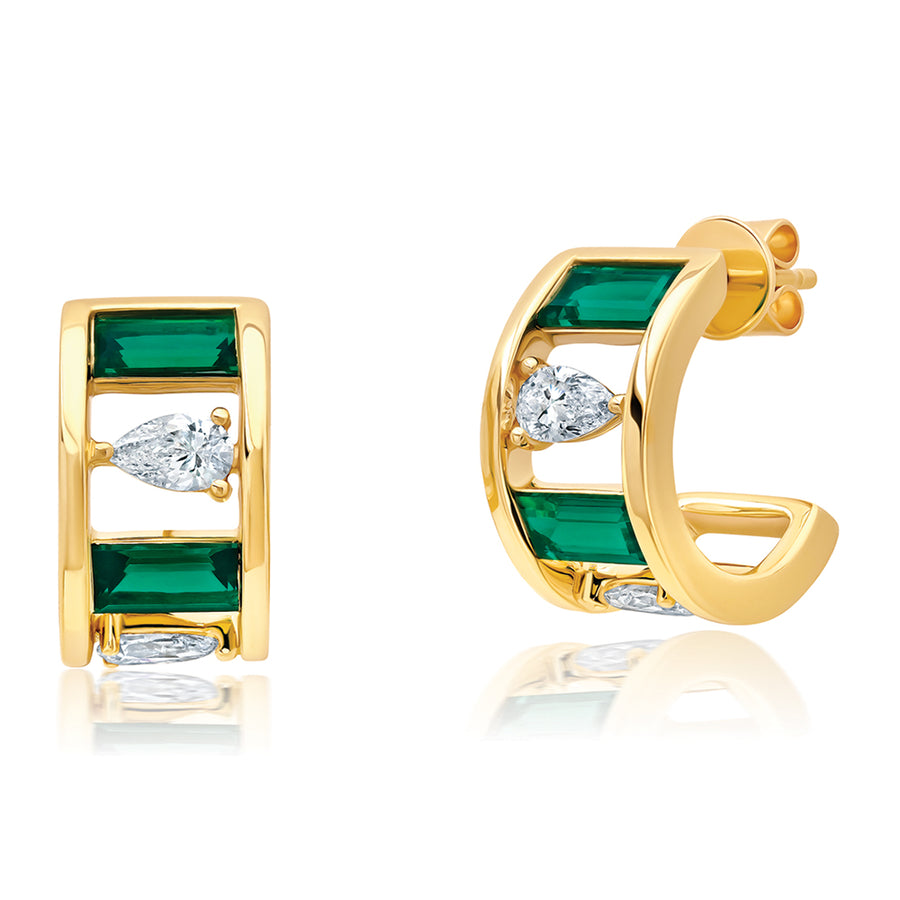 Emerald Earrings