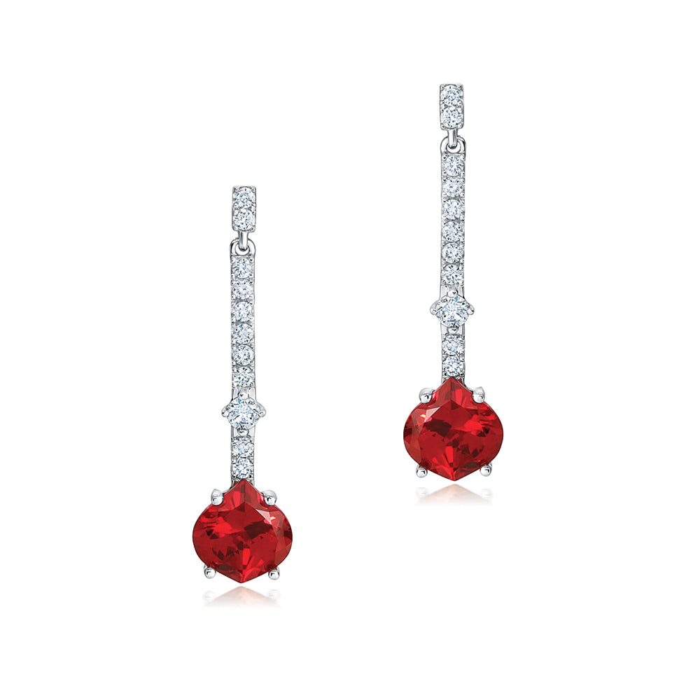 Ruby Earrings