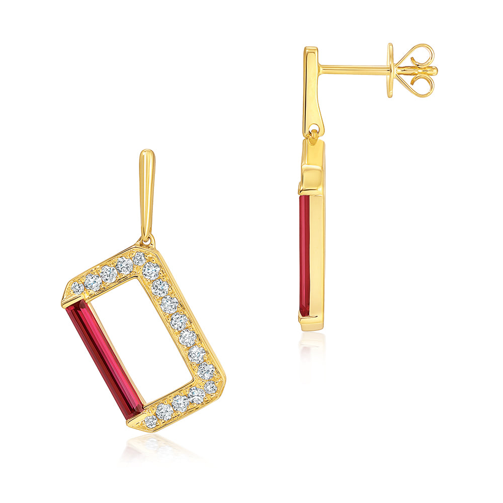Ruby Earrings